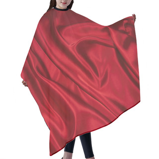 Personality  Red Satin/Silk Fabric 1 Hair Cutting Cape
