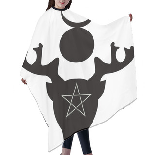 Personality  The Wiccan Horned God Hair Cutting Cape