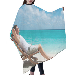 Personality  Man Sunbathing Hair Cutting Cape