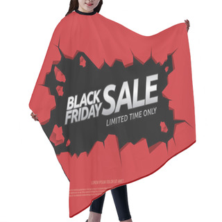 Personality  Black Friday Sale Banner Hair Cutting Cape