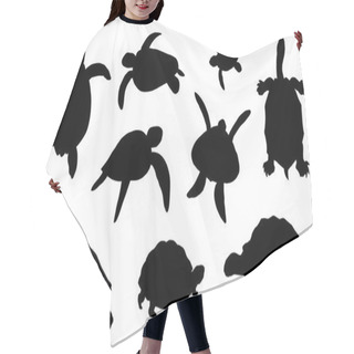 Personality  Turtle Silhouettes Hair Cutting Cape