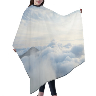 Personality  Mountains In The Clouds Hair Cutting Cape
