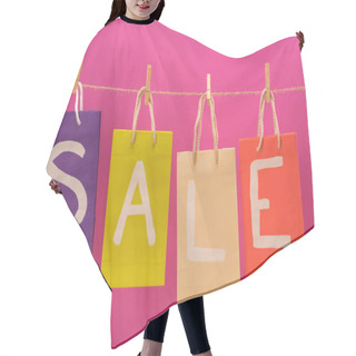 Personality  Sale Signs On Shopping Bags Hair Cutting Cape