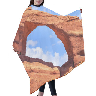 Personality  Red Brown Skyline Arch Rock Canyon Arches National Park Moab Uta Hair Cutting Cape