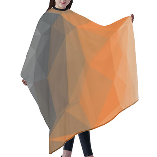 Personality  Minimal Multicolored Polygonal Background Hair Cutting Cape