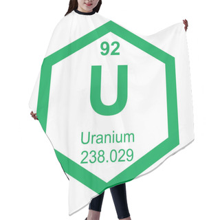 Personality  Periodic Table Element Uranium Hair Cutting Cape