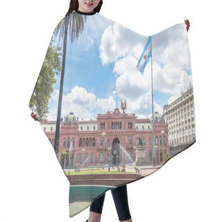 Personality  Casa Rosada (Pink House), Argentinian Presidential Palace - Buenos Aires, Argentina Hair Cutting Cape