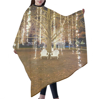 Personality  Biltmore Estate Christmas Lights Hair Cutting Cape