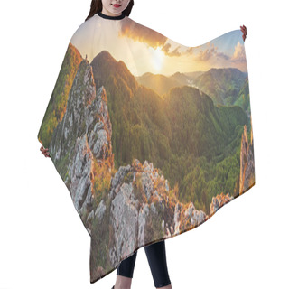 Personality  Slovakia Mountain At Spring Hair Cutting Cape
