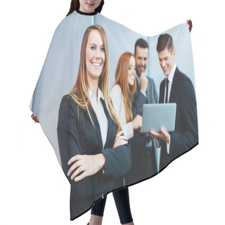 Personality  Business Woman Hair Cutting Cape
