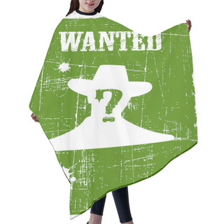 Personality  The Wanted Poster Image Hair Cutting Cape