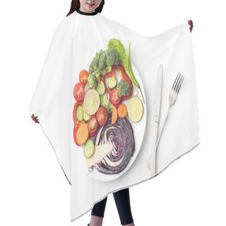 Personality  Vegetables Hair Cutting Cape