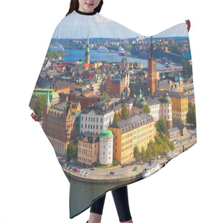 Personality  Panorama Of Stockholm, Sweden Hair Cutting Cape
