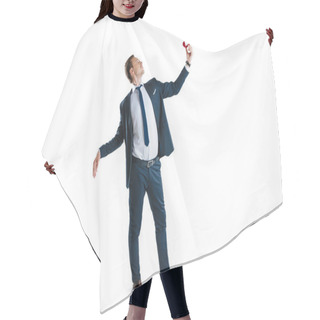 Personality  Man Making Marriage Proposal Hair Cutting Cape
