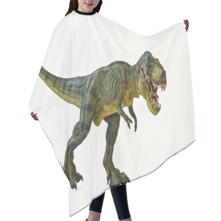 Personality  A Tyrannosaurus Hunts On A White Background  Hair Cutting Cape
