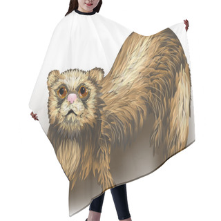 Personality  Ferret Hair Cutting Cape