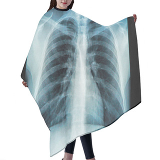 Personality  X-Ray Image Of The Human Chest Hair Cutting Cape