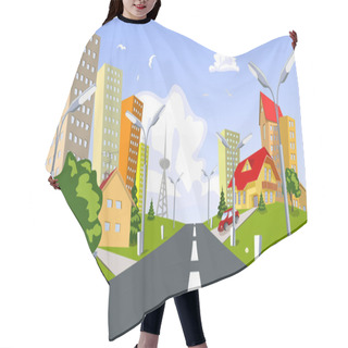 Personality  Vector City - Summer Hair Cutting Cape