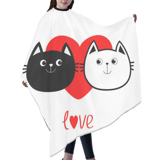 Personality   Cat Head Couple Family Icon Hair Cutting Cape