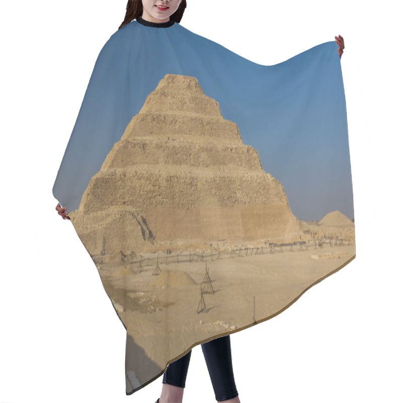 Personality  Stepped Pyramid Of Djoser (Zoser) In Saqqara, Egypt Hair Cutting Cape