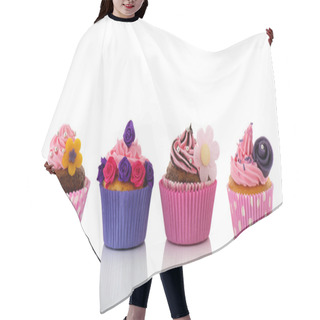 Personality  Colorful Row Cupcakes Hair Cutting Cape