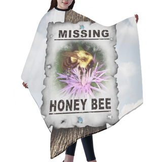 Personality  Honey Bee Missing Hair Cutting Cape