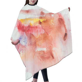 Personality  Colorful Watercolor Background Hair Cutting Cape