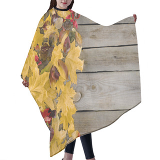 Personality  Colored Autumn Leaves  Hair Cutting Cape