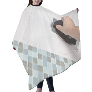 Personality  Man Tiling Hair Cutting Cape