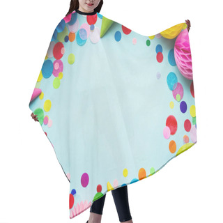 Personality  Colorful Birthday Party Background Hair Cutting Cape