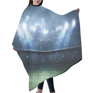 Personality  Stadium, Soccer Concept Hair Cutting Cape