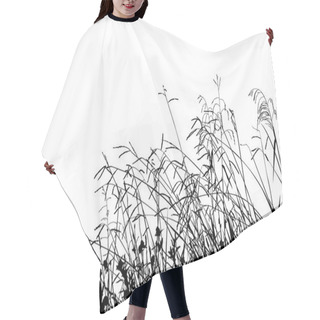 Personality  Meadow Grass Silhouette Hair Cutting Cape