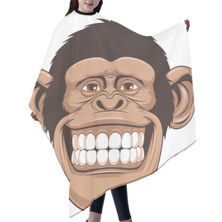 Personality  Happy Monkey Hair Cutting Cape