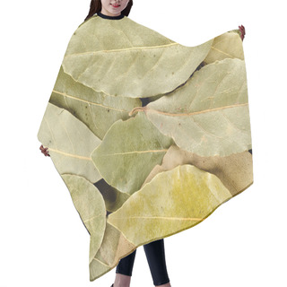 Personality  Arrangement Of Bay Leaves Hair Cutting Cape