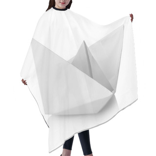 Personality  Paper Ship Hair Cutting Cape