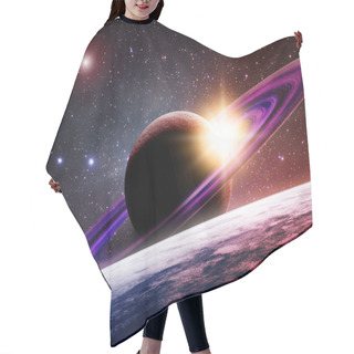 Personality  Ringed Planet Hair Cutting Cape