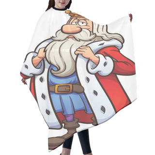 Personality  Proud Cartoon King Hair Cutting Cape