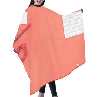 Personality  Keyboard And Office Supplies  Hair Cutting Cape
