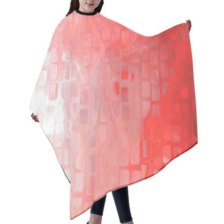 Personality  Red Pink Orange Background Hair Cutting Cape