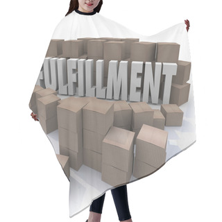 Personality  Fulfillment Cardboard Boxes Hair Cutting Cape