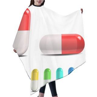 Personality  Pills Set Hair Cutting Cape