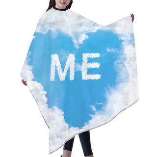 Personality  Me Word On Blue Sky Hair Cutting Cape
