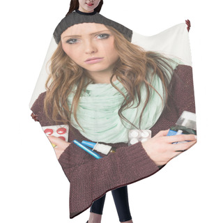 Personality  Sick Woman Hair Cutting Cape
