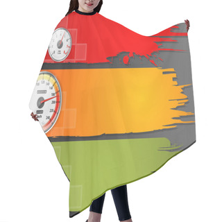 Personality  Three Speed Frame Hair Cutting Cape