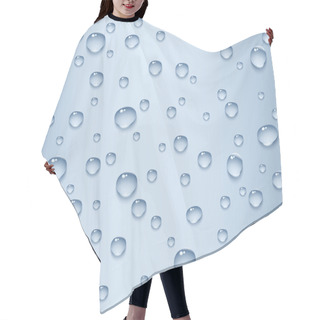Personality  Water Drops Seamless Texture Hair Cutting Cape