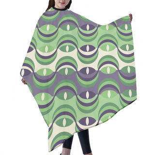Personality  Vector Seamless Background Hair Cutting Cape