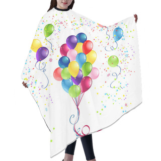 Personality  Bunch Of Balloons Hair Cutting Cape