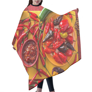 Personality  Hot Peppers Hair Cutting Cape