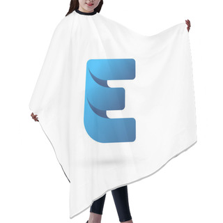 Personality  Letter E Logo Icon Design Template Elements Hair Cutting Cape