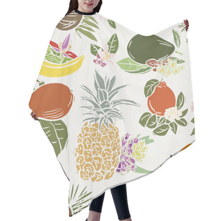 Personality  Various Tropical Fruits Hair Cutting Cape